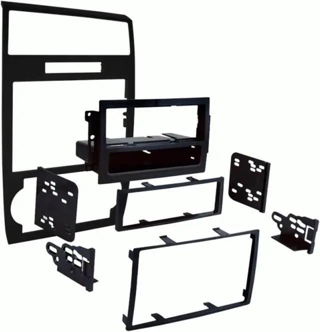 Alt view image 7 of 7 - Metra 99-6519B Double/Single DIN Stereo Dash Kit for 05-07 Dodge Charger/Magnum