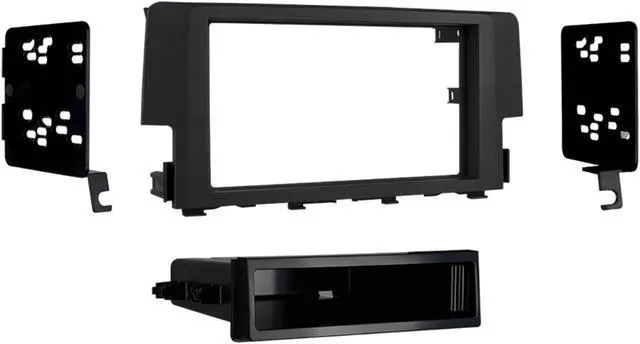 Alt view image 2 of 2 - METRA 99 7812B ISO Single DIN with Pocket Installation Kit Honda(R) Civic 2016 Up