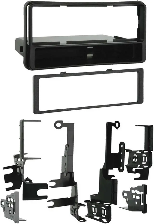 Alt view image 9 of 9 - Metra 99-8206 Installation Kit METRA Vehicle Mount for Radio - ABS Plastic - Black