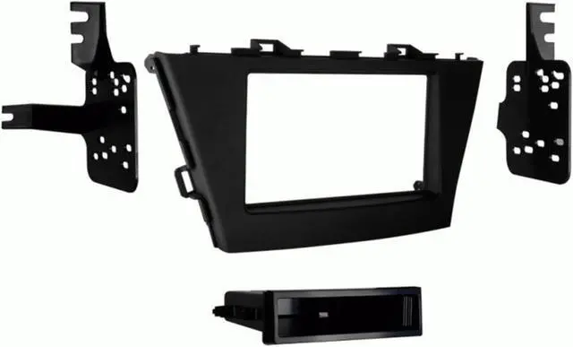 Alt view image 7 of 7 - Metra 99-8243B Single DIN Stereo Dash Kit for 2012-up Toyota Prius V Vehicles