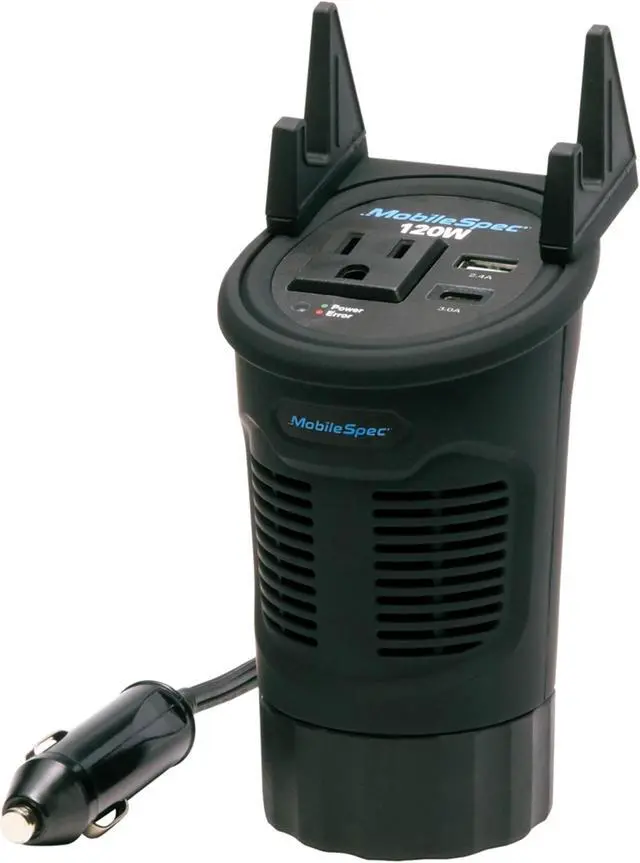 Alt view image 13 of 16 - MobileSpec MSI120C 120W Cup Power Inverter