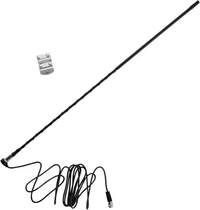 Alt view image 16 of 18 - ROADPRO R RPPS-13KB 3     PLATINUM SERIES SINGLE MIRROR MOUNT CB ANTENNA KIT  1000W BLACK