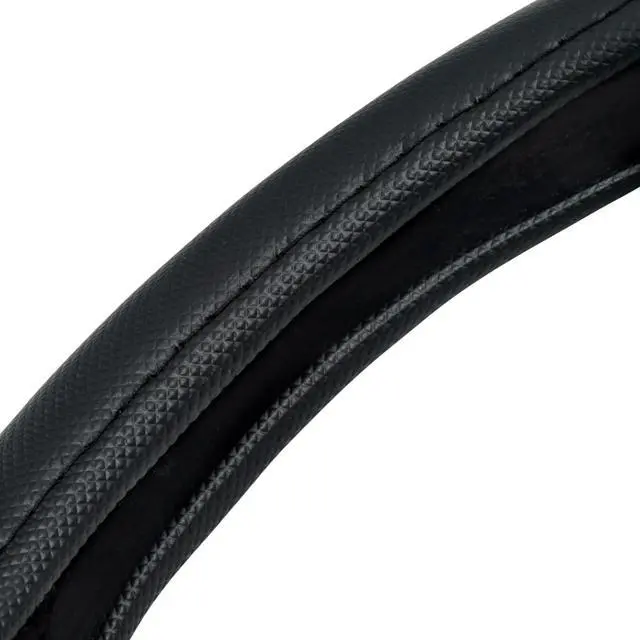 Alt view image 5 of 8 - RoadPro NUT_RPSW-3002 18" Comfort Grip Steering Wheel Cover Black RPSW-3002