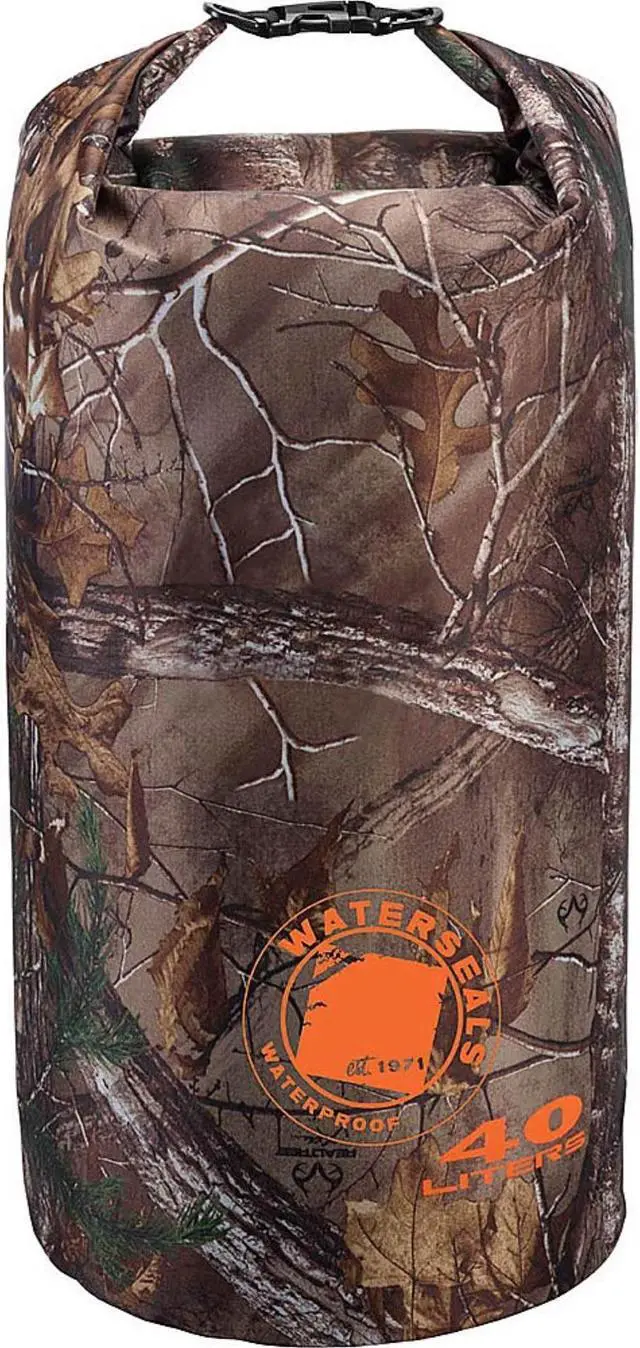 Alt view image 5 of 5 - Lewis N. Clark Waterseals 40L Classic Dry Bag, Realtree Xtra Camouflage