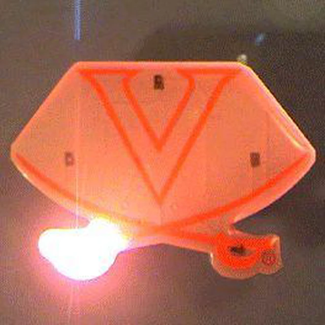 Alt view image 3 of 3 - Blinkee 2515000 Virginia University Officially Licensed Flashing Lapel Pin