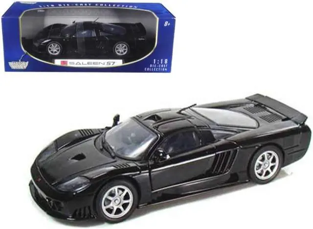 Main image of Saleen S7 Black 1/18 Diecast Model Car by Motormax