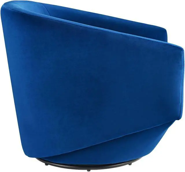Alt view image 2 of 13 - Series Performance Velvet Fabric Swivel Chair