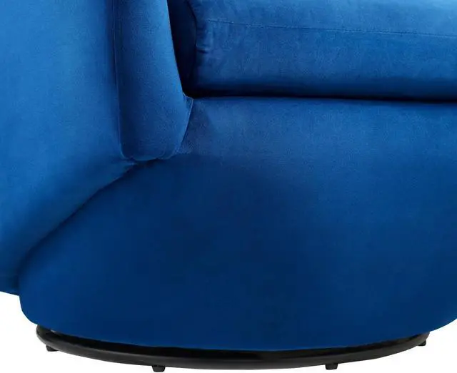 Alt view image 5 of 13 - Series Performance Velvet Fabric Swivel Chair