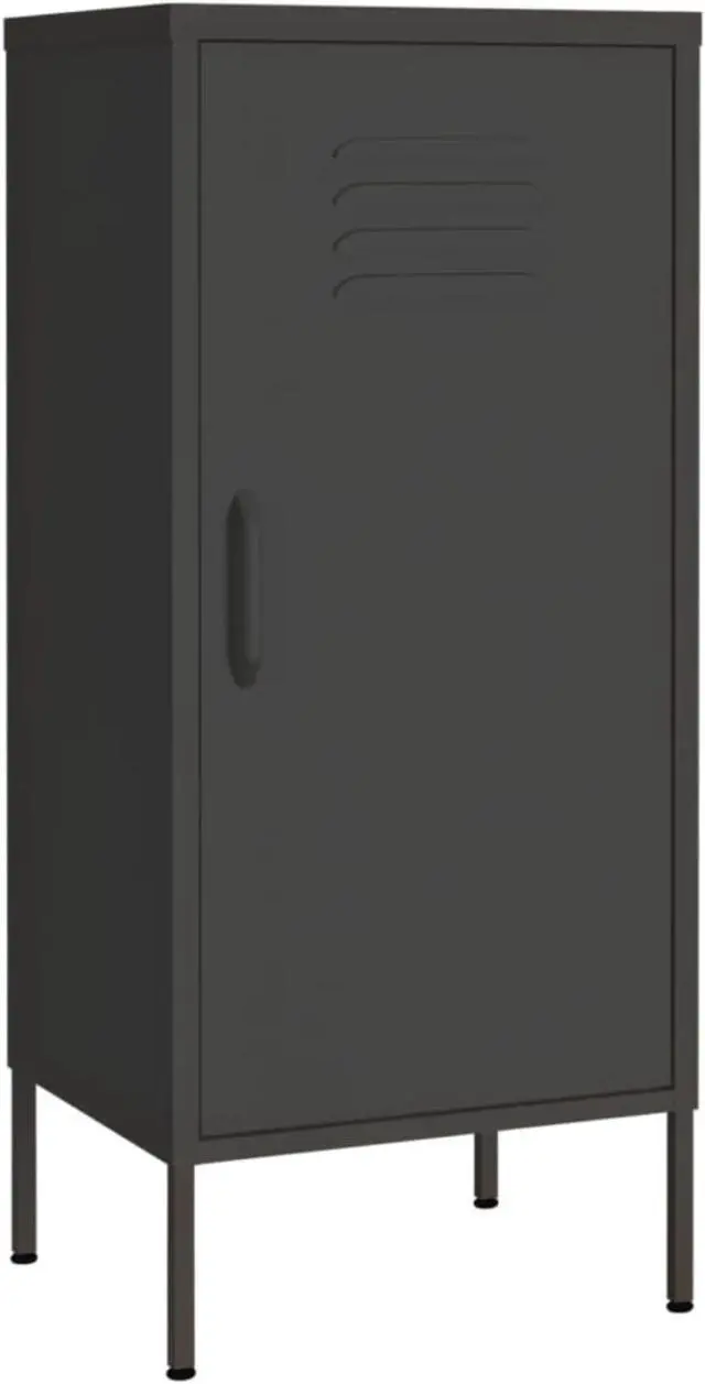 Main image of vidaXL Storage Cabinet Anthracite 16.7"x13.8"x40" Steel