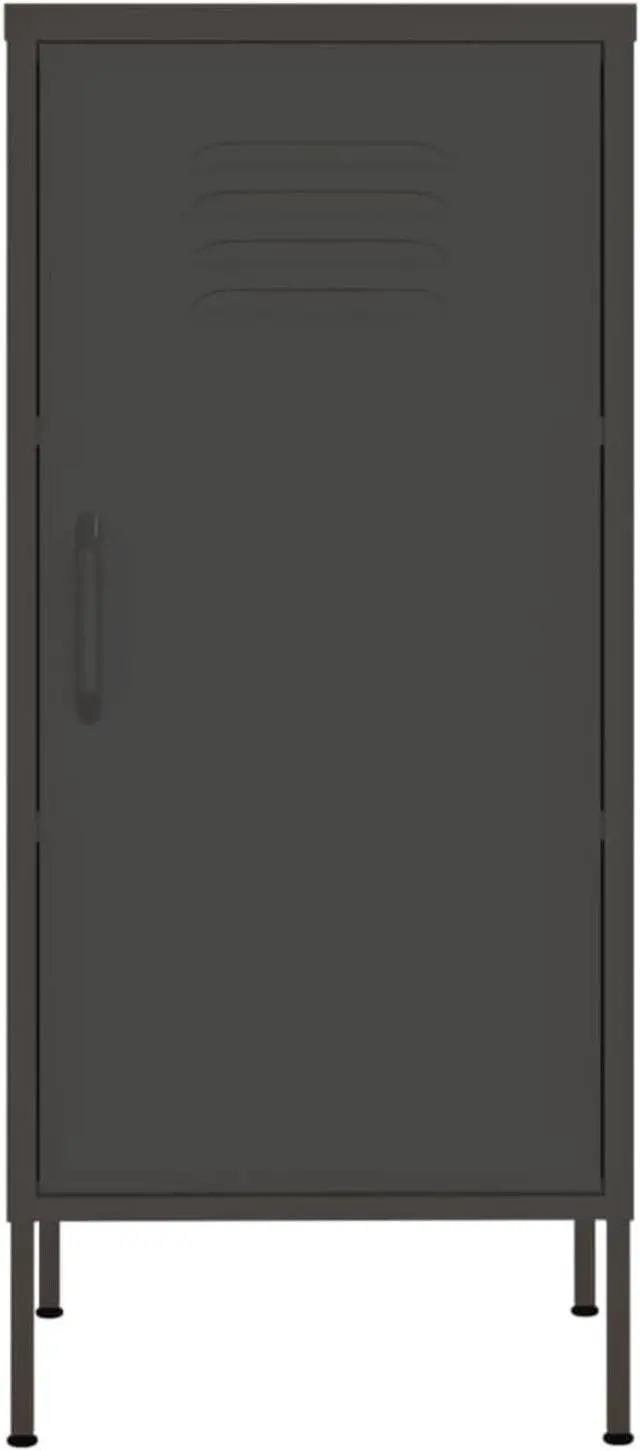 Alt view image 3 of 13 - vidaXL Storage Cabinet Anthracite 16.7"x13.8"x40" Steel