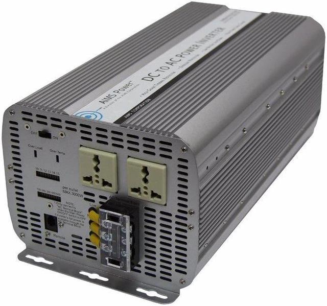 Alt view image 4 of 4 - Aims Power PWRINV5K24012W 5000 Watt Modified Sine Power Inverter 240Vac