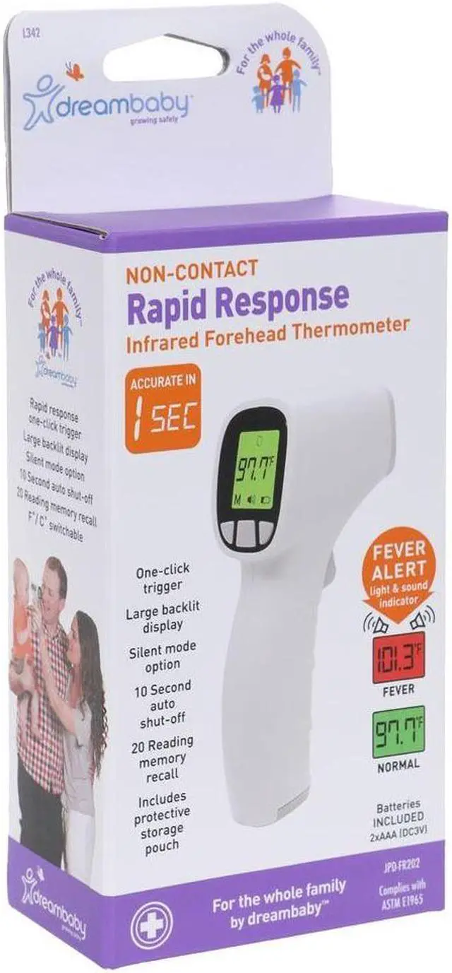 Alt view image 7 of 7 - NEW Non-Contact Rapid Response Infrared Forehead Thermometer