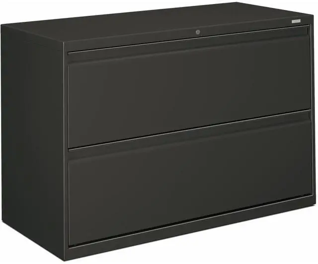 Main image of HON Brigade 800 H892 Lateral File - 42" x 18" x 28.4" - 2 Drawer(s) - Finish: Charcoal