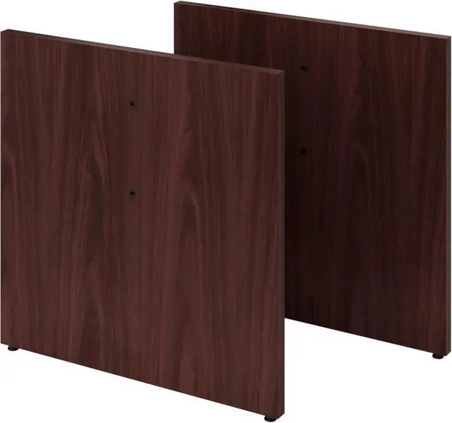 Alt view image 8 of 9 - HON Table Slab Base 38-3/4" H Mahogany TLPBN