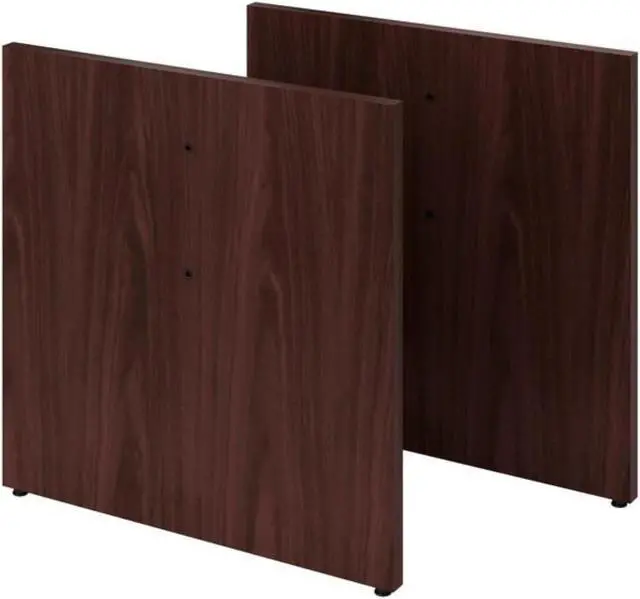 Alt view image 9 of 9 - HON Table Slab Base 38-3/4" H Mahogany TLPBN