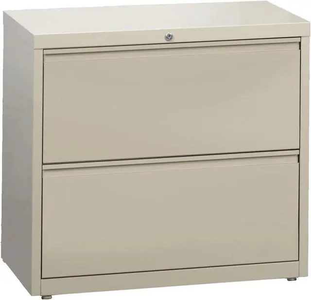 Alt view image 10 of 11 - Lorell Lateral File 2-Drawer 36"x18-5/8"x28" Putty 60447
