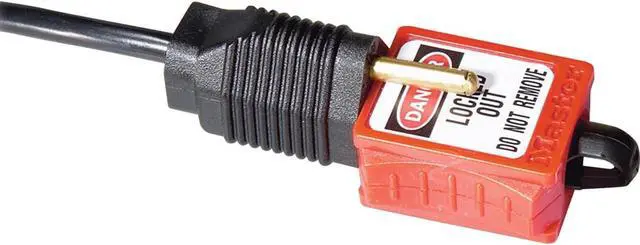 Alt view image 8 of 9 - Master Lock Plug Lockout, Plastic, 110/220 Voltage, No Cord Max. Cord Dia. S2005
