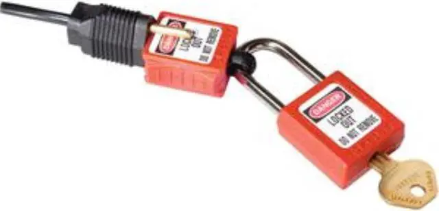 Alt view image 9 of 9 - Master Lock Plug Lockout, Plastic, 110/220 Voltage, No Cord Max. Cord Dia. S2005