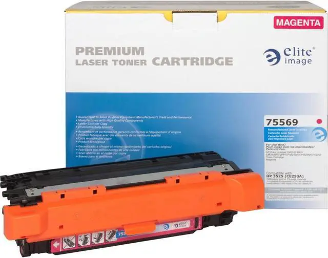 Alt view image 5 of 6 - Elite Image Compatible Magenta Toner Cartridge (Alternative for HP 504A/CE253A)