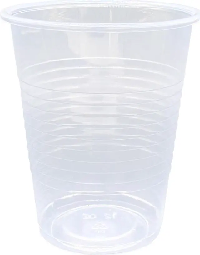 Alt view image 8 of 10 - Genuine Joe Plastic Cup 12 oz 1000/CT Translucent 10435