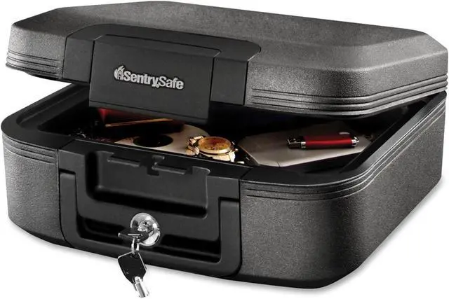Alt view image 10 of 11 - SentrySafe - CFW20201 - 15-2/5 x 14 1/3 in x 6-3/5 Fire Safe, Gray; Holds Paper, Valuables, USB Drives, CD's, DVD's and