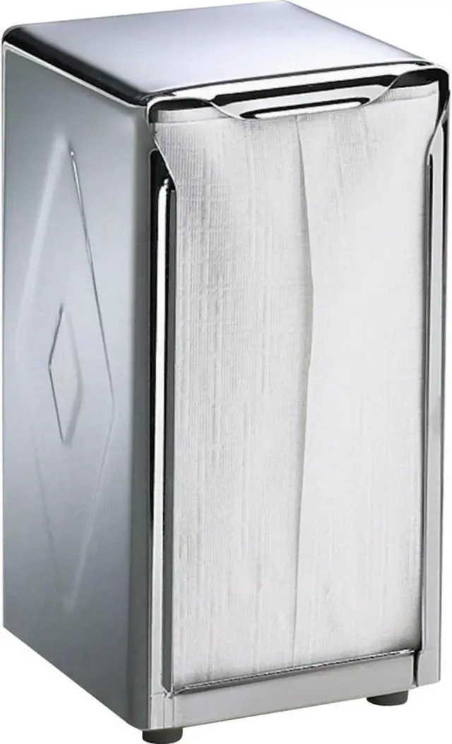 Alt view image 11 of 12 - San Jamar H900X Tabletop Napkin Dispenser, Tall Fold - Chrome