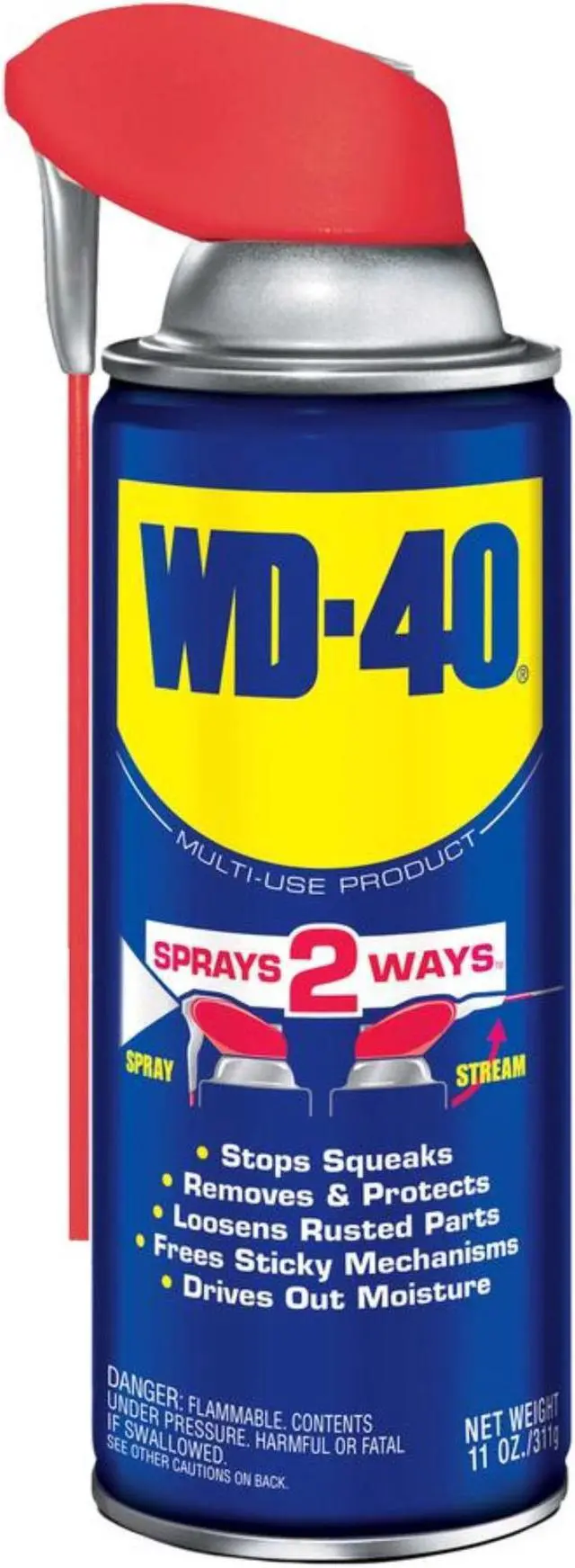 Alt view image 20 of 20 - WD-40 Company Smart Straw Spray Lubricant 11 oz Aerosol Can 490040EA
