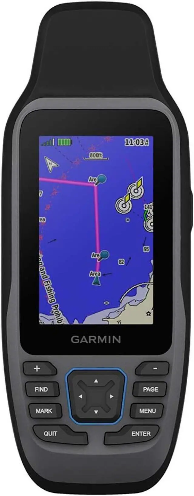 Alt view image 9 of 9 - Garmin GPSMAP 79 Handheld GPS Navigator - Rugged - Handheld
3" - 65000 Colors - Compass - Turn-by-turn Navigation - USB - 19 Hour - Preloaded Maps - 240 x 400 - Water Resistant