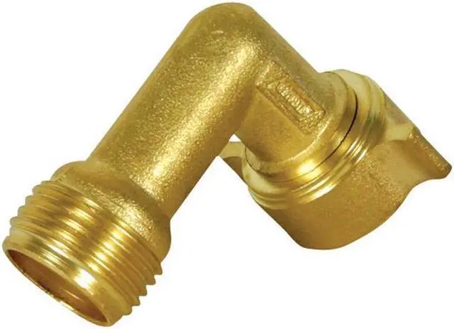 Main image of Camco (22505) 90 Degree Hose Elbow- Eliminates Stress and Strain On RV Water Intake Hose Fittings, Solid Brass