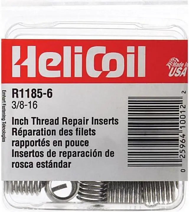 Alt view image 7 of 7 - HELI-COIL R1185-6 Helical Insert,304SS,3/8-16,PK12