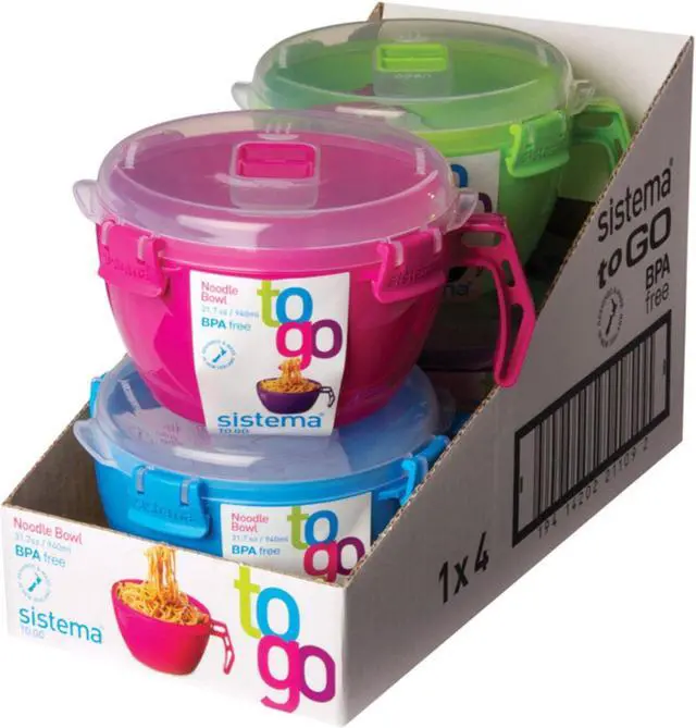Main image of KLIP IT NOODLE BOWL 4C (Pack of 4)