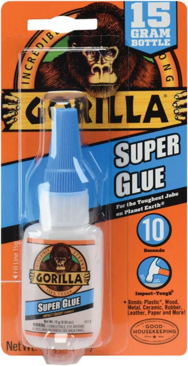 Alt view image 14 of 14 - Gorilla Super Glue 15G Bottle GORILLA PVC CEMENT LLC Super Glue 7805002