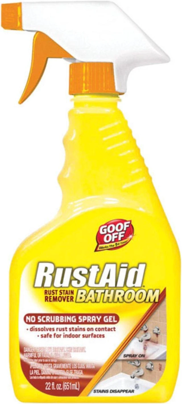 Alt view image 2 of 2 - Goof Off RustAid Bathroom Rust Stain Remover 22 oz. Spray Bottle (ESX20005)