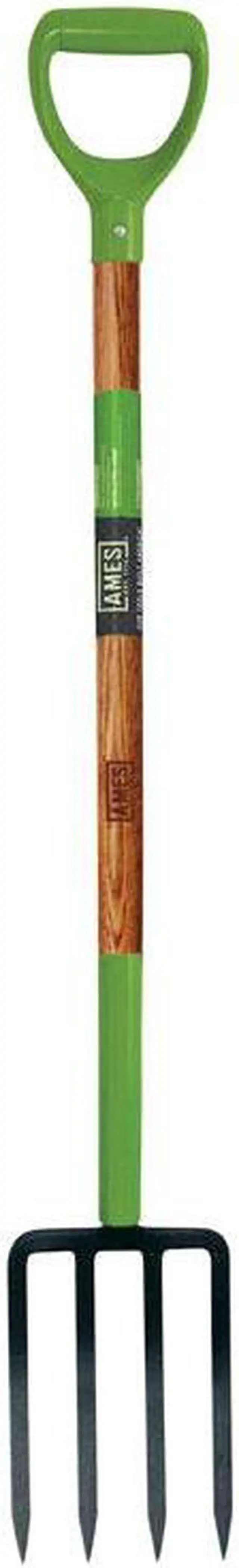 Alt view image 3 of 3 - AMES 2826200 4-Tine Forged Steel Spading Fork with Hardwood Handle and D-Grip 45-Inch