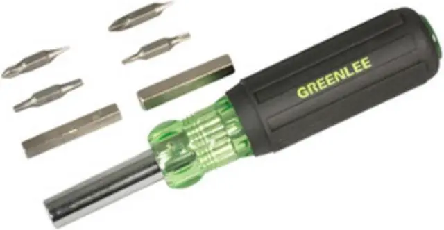 Alt view image 5 of 5 - Greenlee 0153-47C Multi-Functional Screwdriver/Nutdriver, 11 in 1 Tool