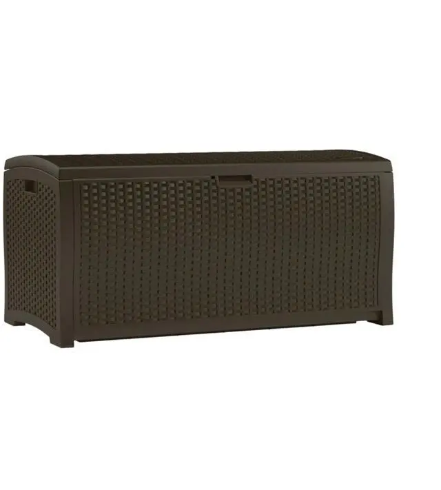 Alt view image 19 of 19 - Suncast DBW9200 Large Deck Box - 13.23 cu ft - 50" x 25.5" x 25.5" - Java