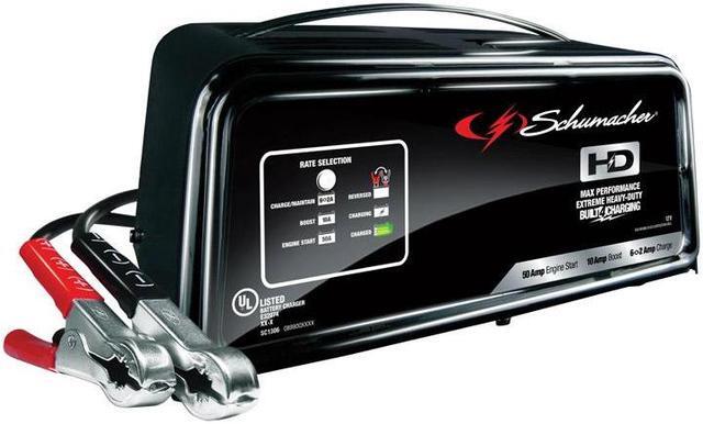 Alt view image 4 of 4 - Schumacher Electric Battery Charger,120VAC,11-1/8" W HAWA SC1361