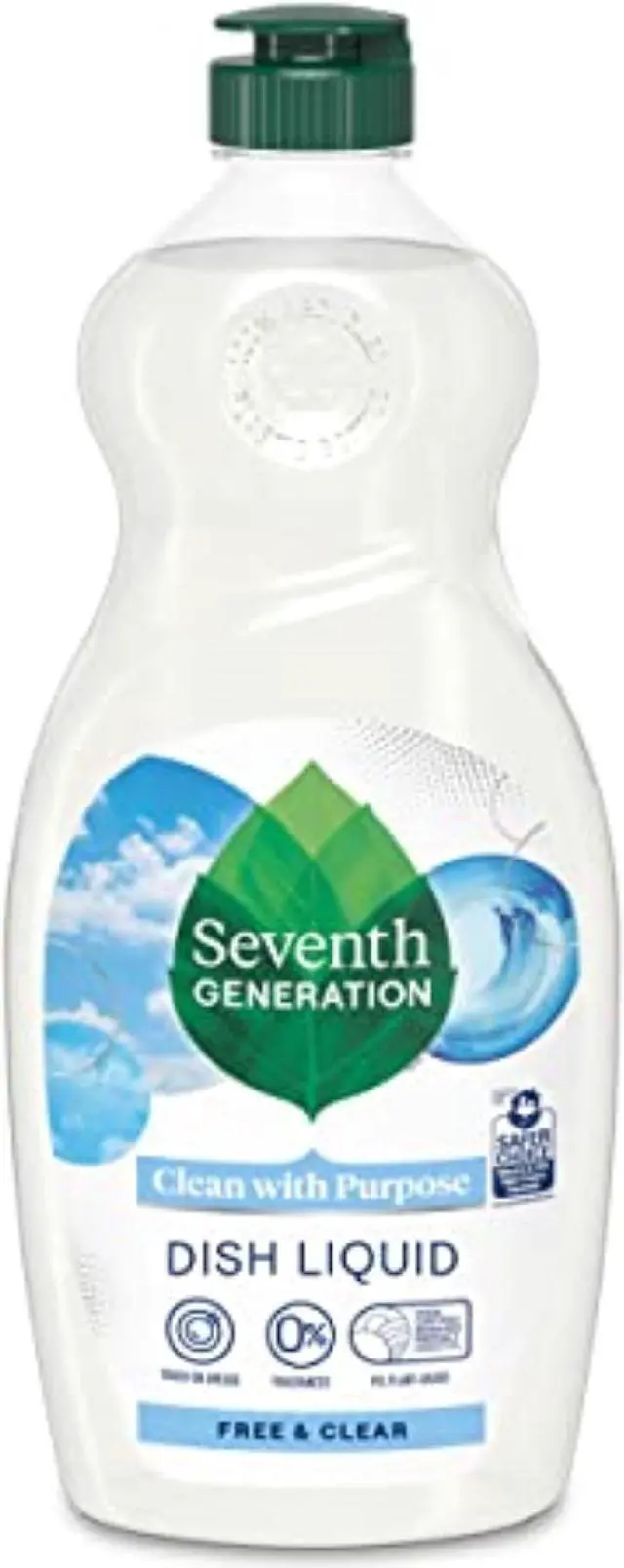 Alt view image 2 of 11 - seventh generation liquid dish soap, free & clear, gentle on sensitive skin, 19 fl oz