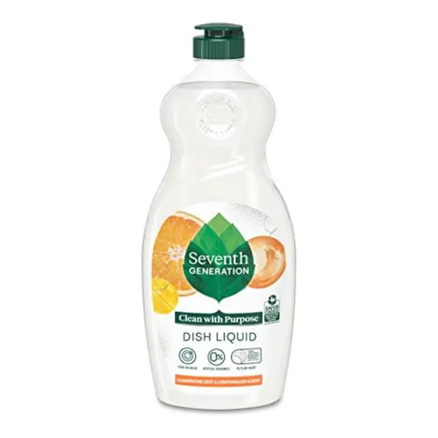 Main image of 1017727 DSH SOAP LMN CLMNTN 19OZ Seventh Generation Clementine Zest & Lemongrass Scent Liquid Dish Soap 19 oz (Pack of 6)