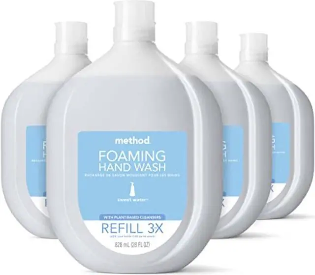 Alt view image 6 of 6 - Method Products Gel Hand Wash Refill Tub, Sweetwater, 34 Oz Tub, 4/carton