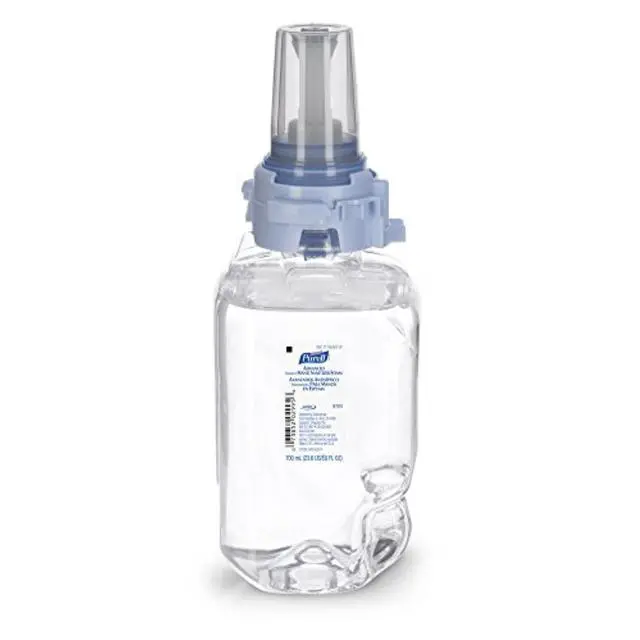 Alt view image 16 of 16 - Purell 870504CT Advanced Instant Hand Sanitizer Foam, ADX-7, 700 ml Refill, 4/Carton, 1 Carton