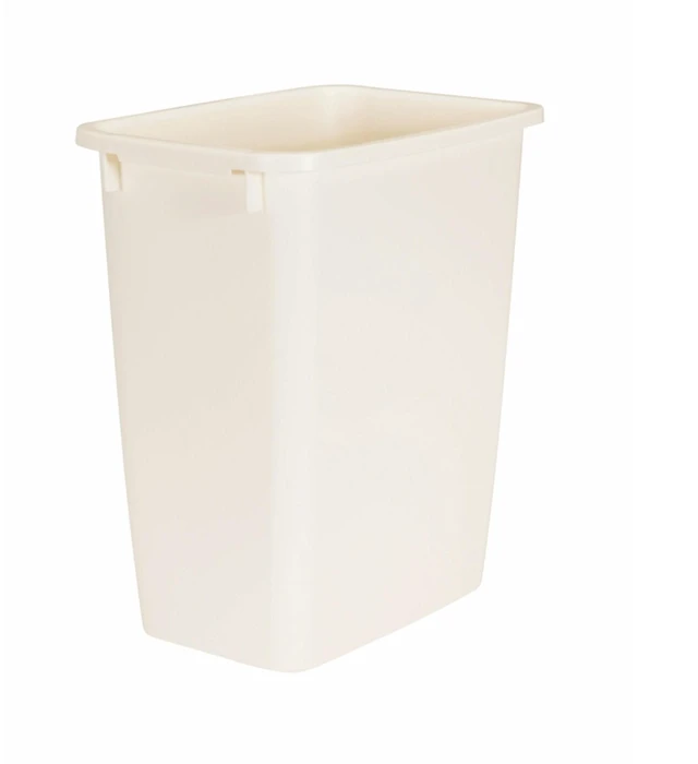 Alt view image 5 of 5 - Rubbermaid 21 Quart Kitchen, Bathroom, and Office Wastebasket Trash Can, Bisque