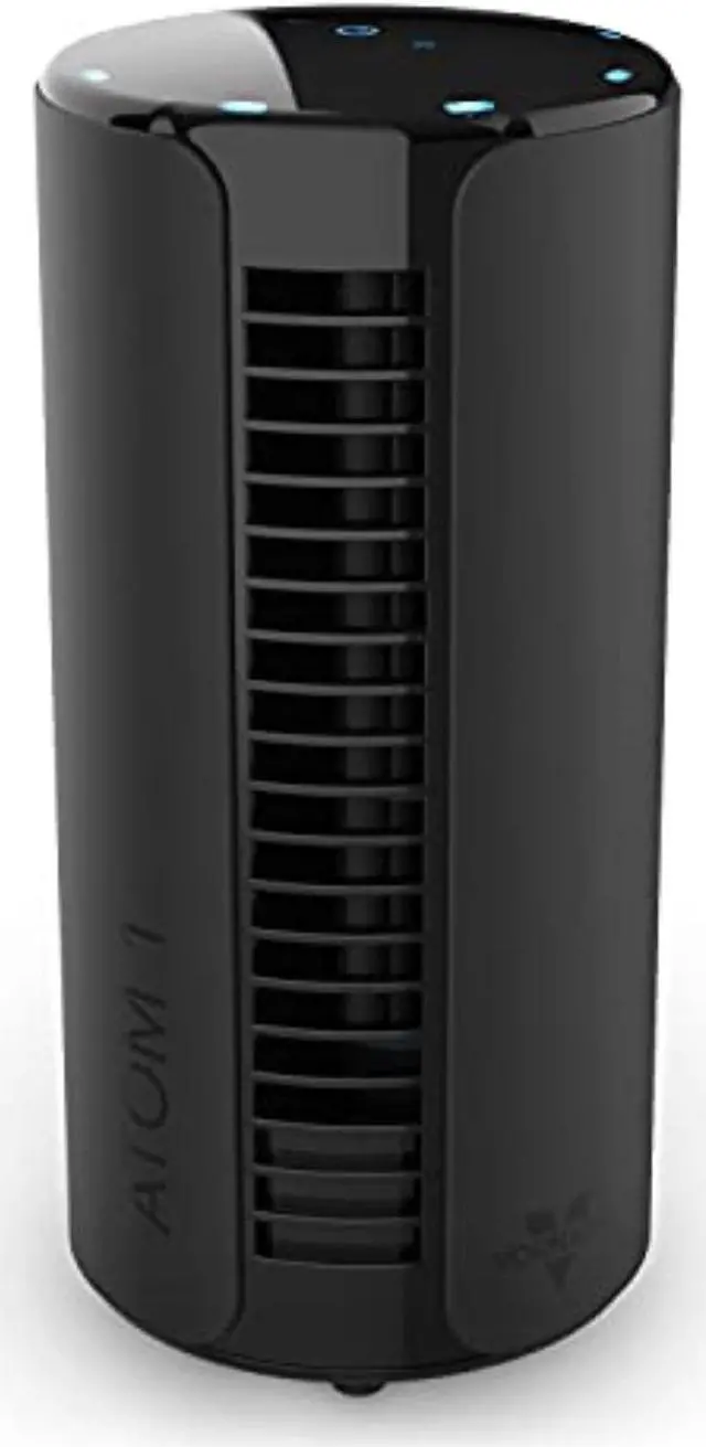 Alt view image 5 of 5 - Vornado ATOM1BLK ATOM 1 Compact Oscillating Tower Circulator