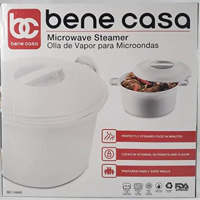 Alt view image 3 of 6 - bene casa bc-14840 microwave rice/pasta cooker.