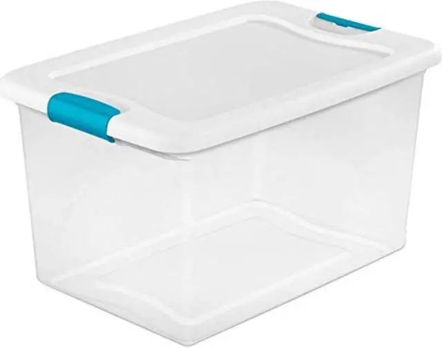 Alt view image 7 of 7 - STERILITE 14978006 16 Gal. Storage Tote, 13-1/2"H