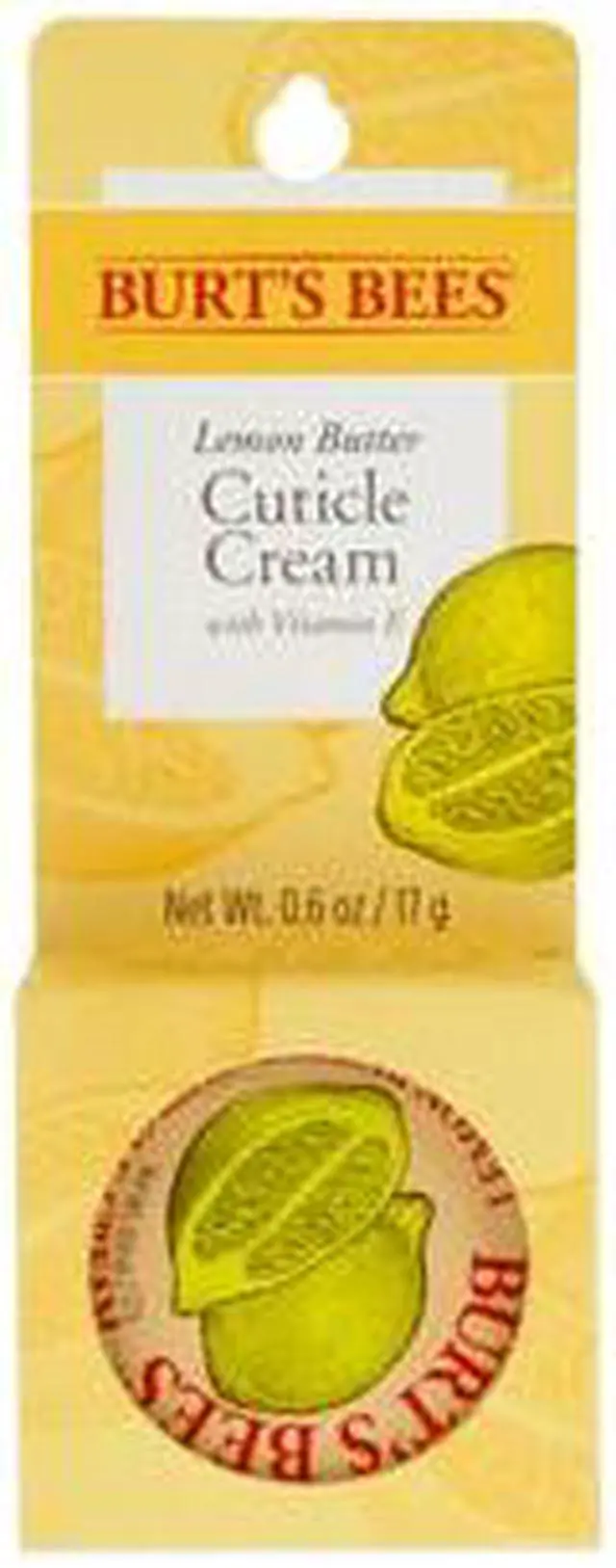 Main image of Lemon Butter Cuticle Cream by Burt's Bees for Unisex - 0.6 oz Cuticle Cream