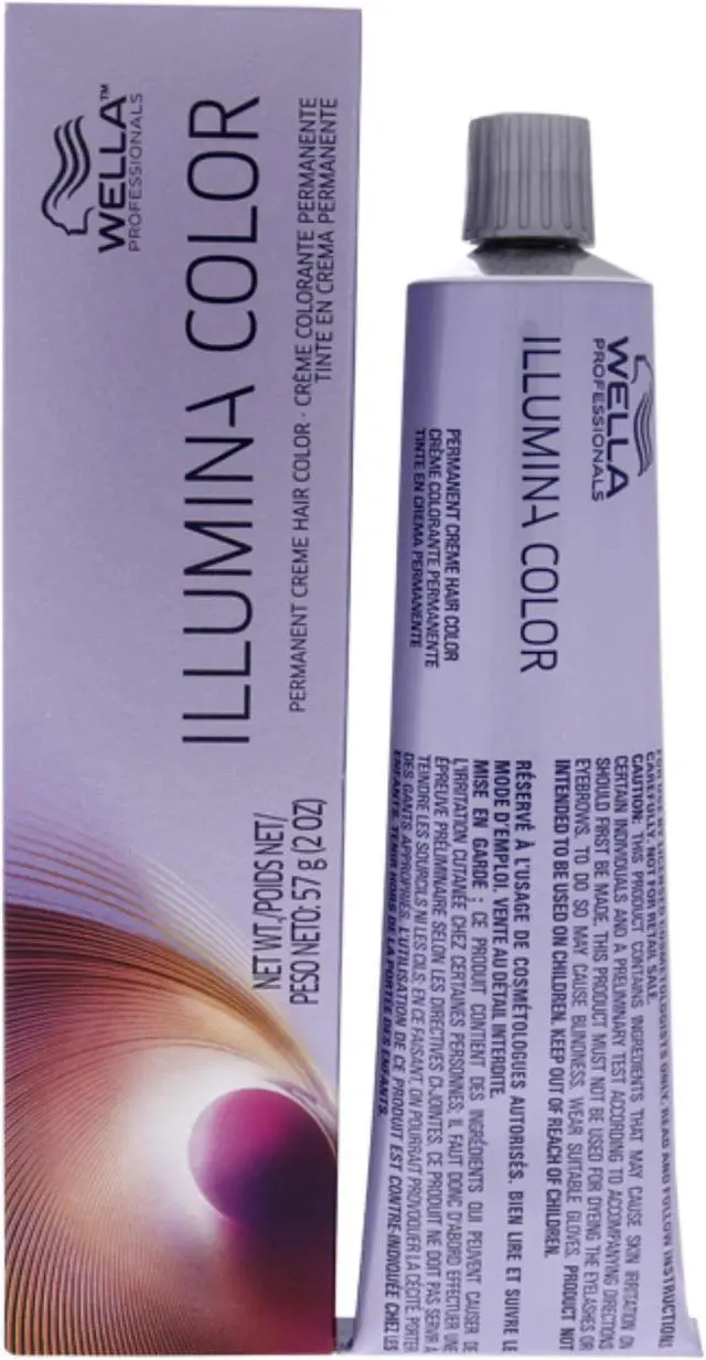 Main image of Illumina Color Permanent Creme Hair Color - 5 35 Light Brown-Gold Red Violet by Wella for Unisex - 2 oz Hair Color