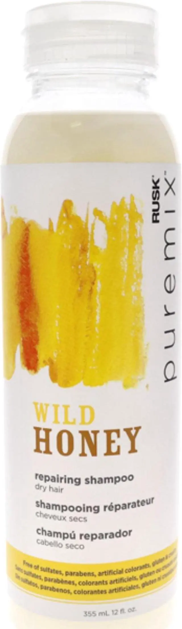 Main image of Puremix Wild Honey Repairing Shampoo - Dry Hair by Rusk for Unisex - 12 oz Shampoo