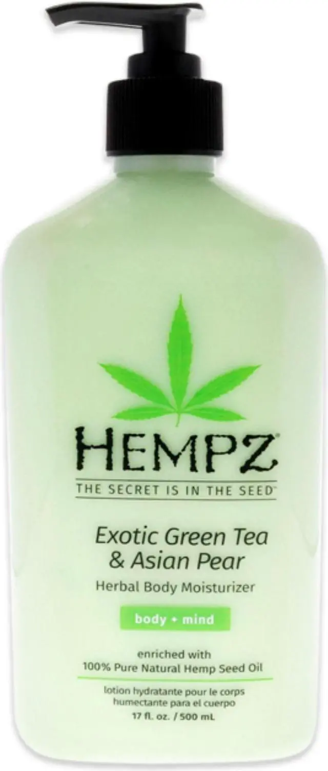 Main image of Exotic Green Tea and Asian Pear Herbal Body Moisturizer by Hempz for Unisex - 17 oz Moisturizer
