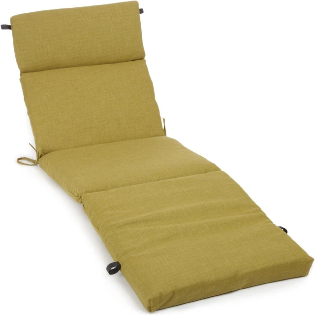 Main image of 72-inch Outdoor Chasie Lounge Cushion - Avocado